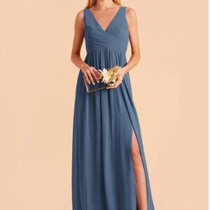 Birdy Grey Laurie Empire Dress in Chiffon Twilight